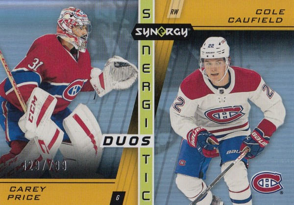 insert karta PRICE/CAUFIELD 21-22 Synergy Synergistic Duos Stars and Rookies /799
